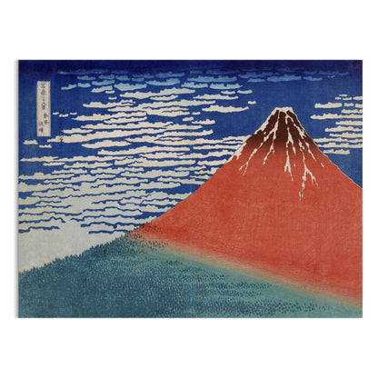 Premium Poster of Stunning Traditional Japanese Art Mountain Scene Posters