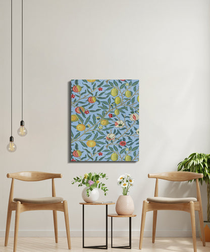 Premium Poster of Stunning William Morris Fruits Design Canvas Wraps
