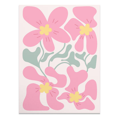 Premium Poster of Stylish Pink Flower Arrangement Art Posters