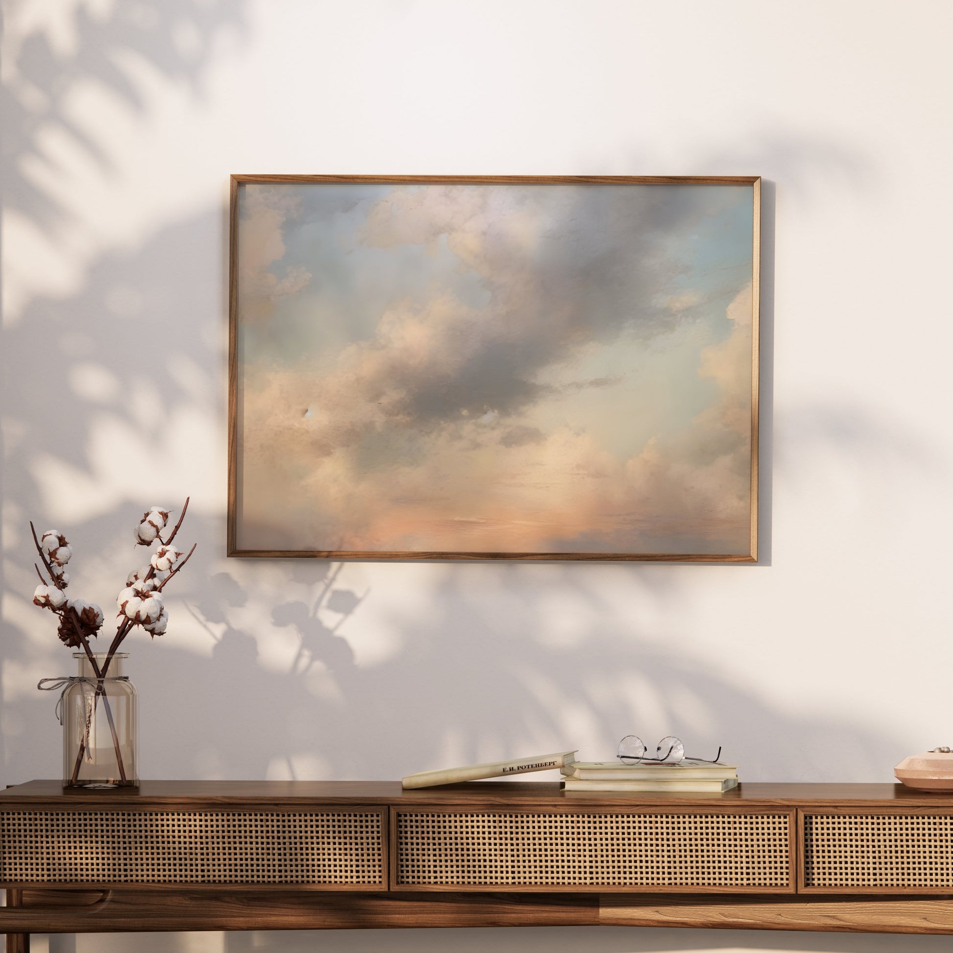 Premium Poster of Sublime Cloudscape Art for Serene Wall Decor Posters