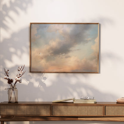 Premium Poster of Sublime Cloudscape Art for Serene Wall Decor Posters