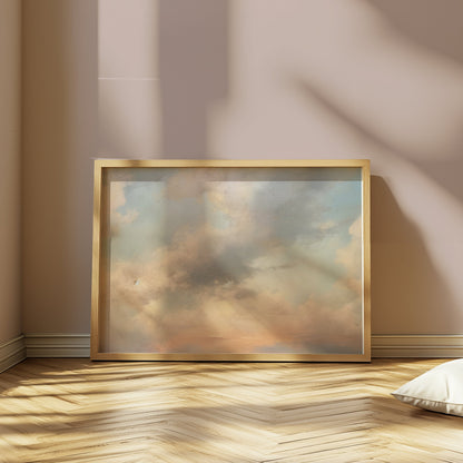 Premium Poster of Sublime Cloudscape Art for Serene Wall Decor Posters