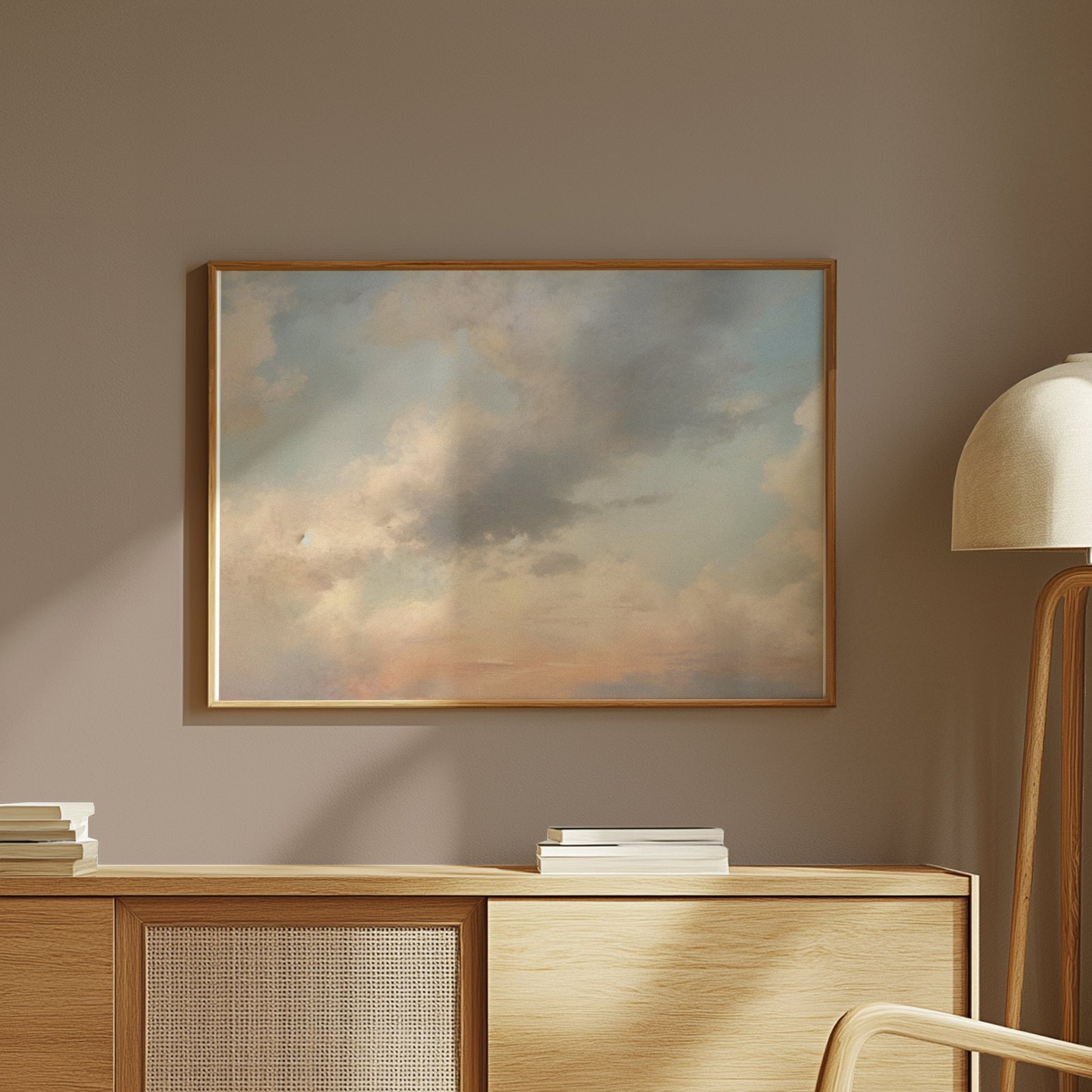 Premium Poster of Sublime Cloudscape Art for Serene Wall Decor Posters