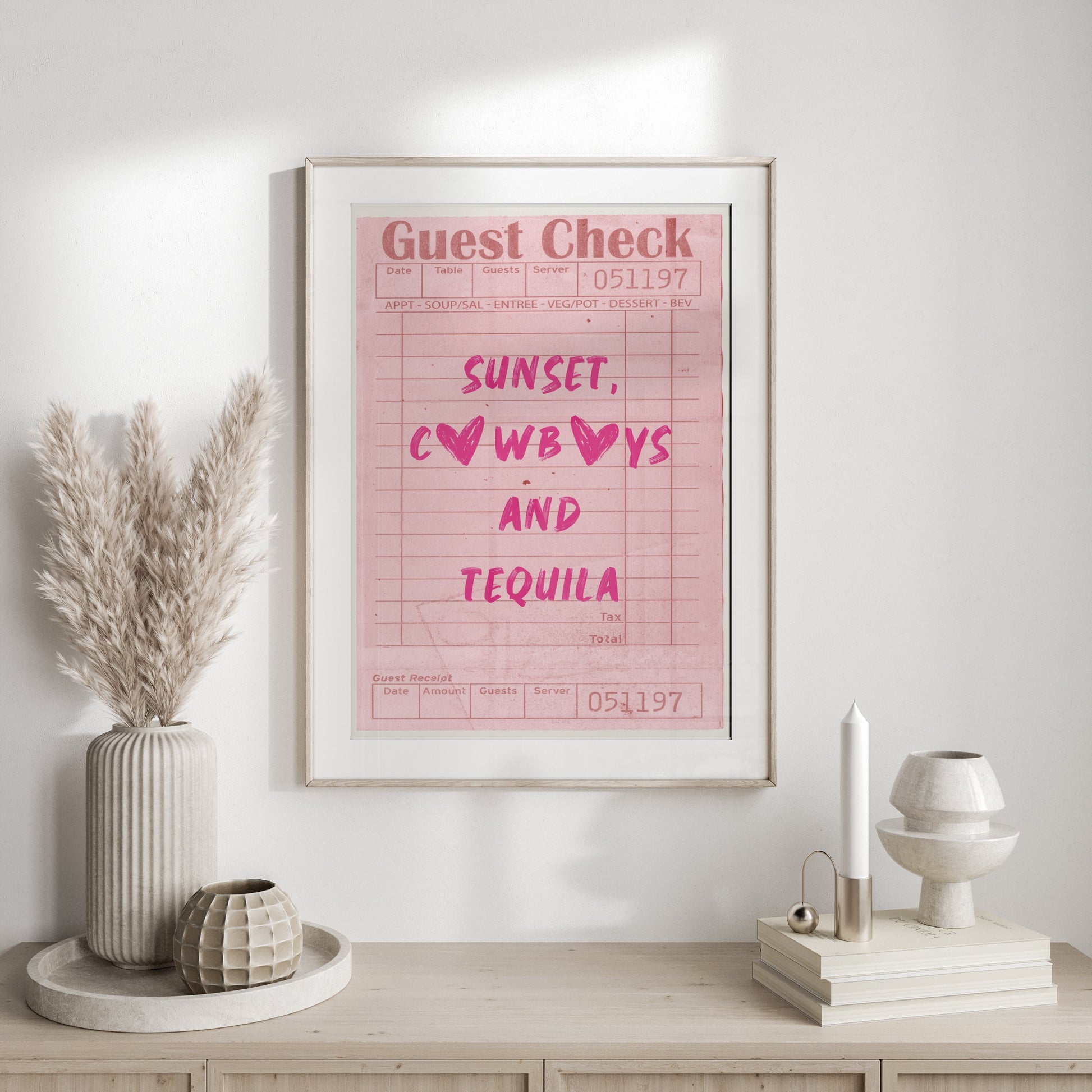 Premium Poster of Sunset Cowboys and Tequila Posters