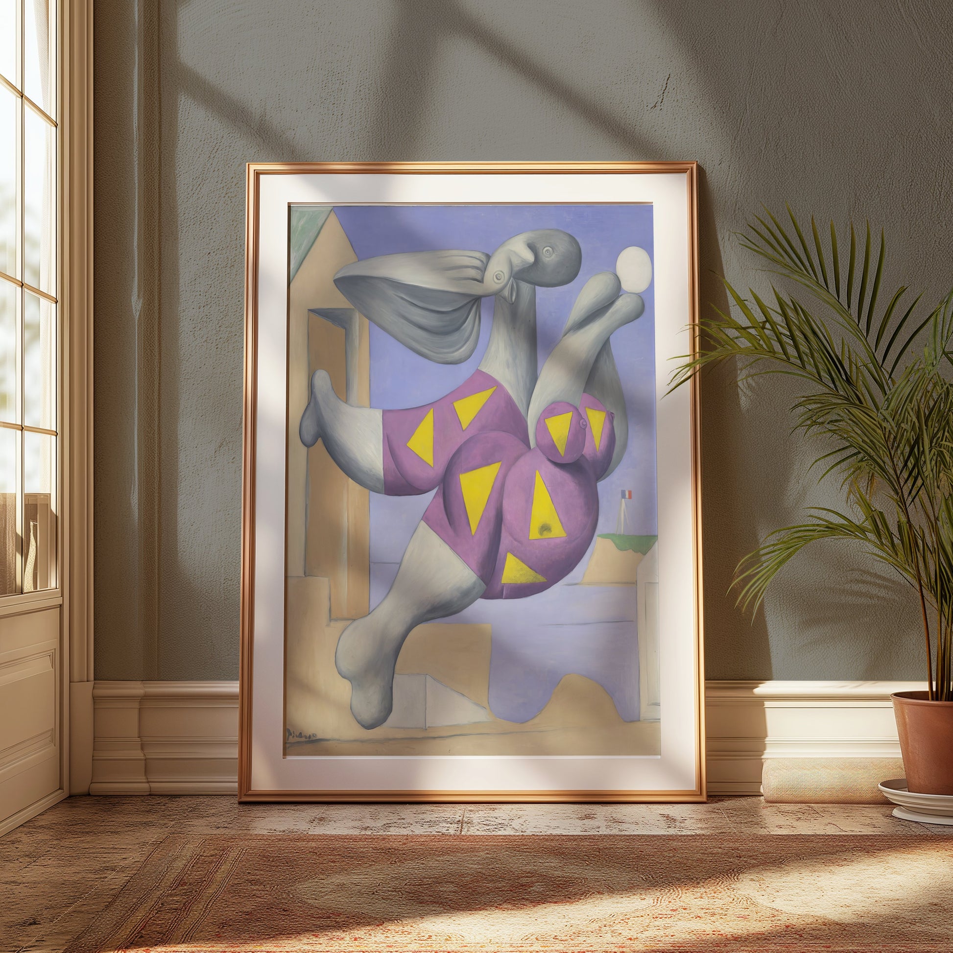 Premium Poster of Surreal Style Abstract Art with Geometric Shapes Posters