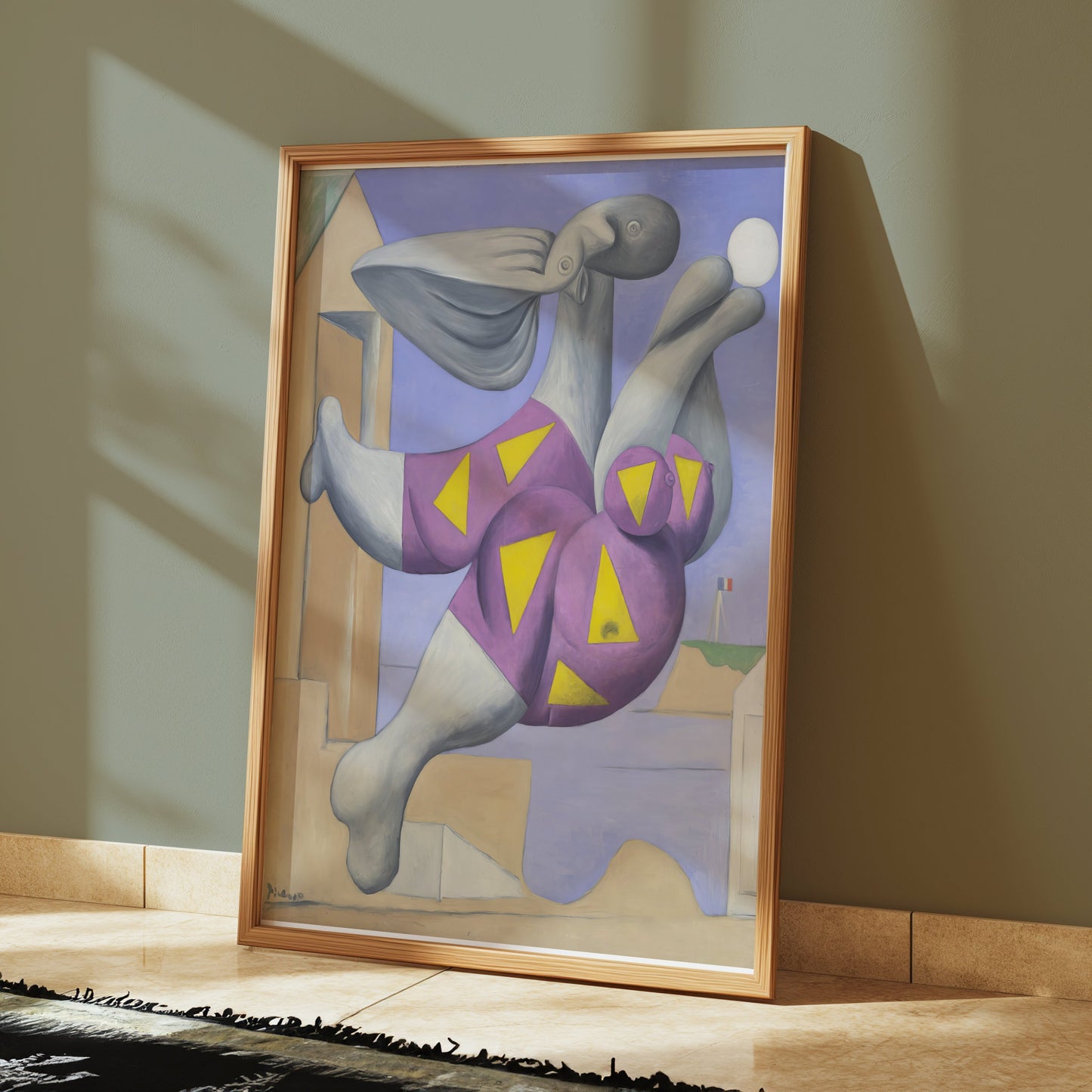 Premium Poster of Surreal Style Abstract Art with Geometric Shapes Posters