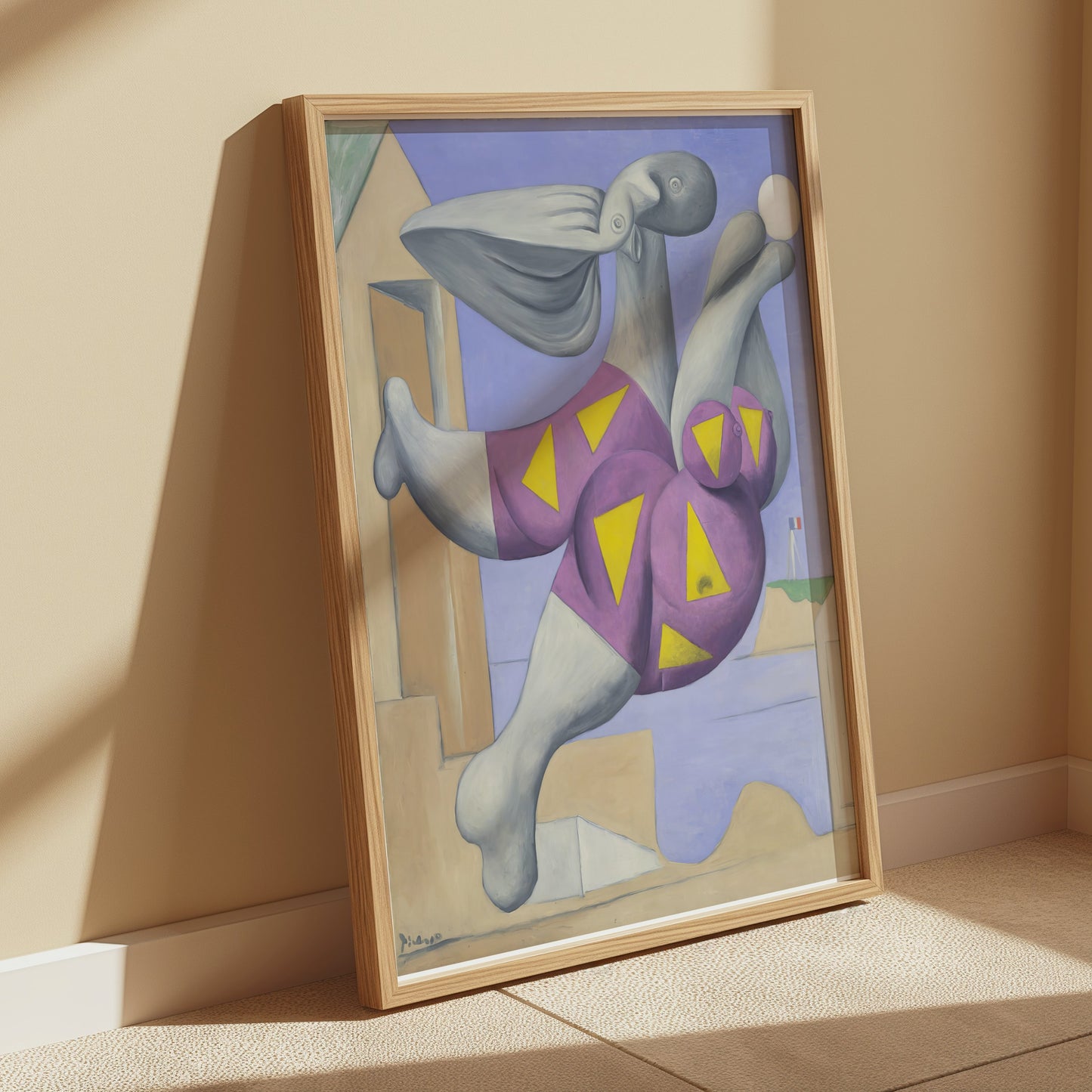 Premium Poster of Surreal Style Abstract Art with Geometric Shapes Posters