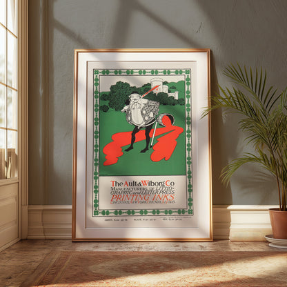 Premium Poster of The Ault and Wiborg Co Printing Inks Advertising Posters