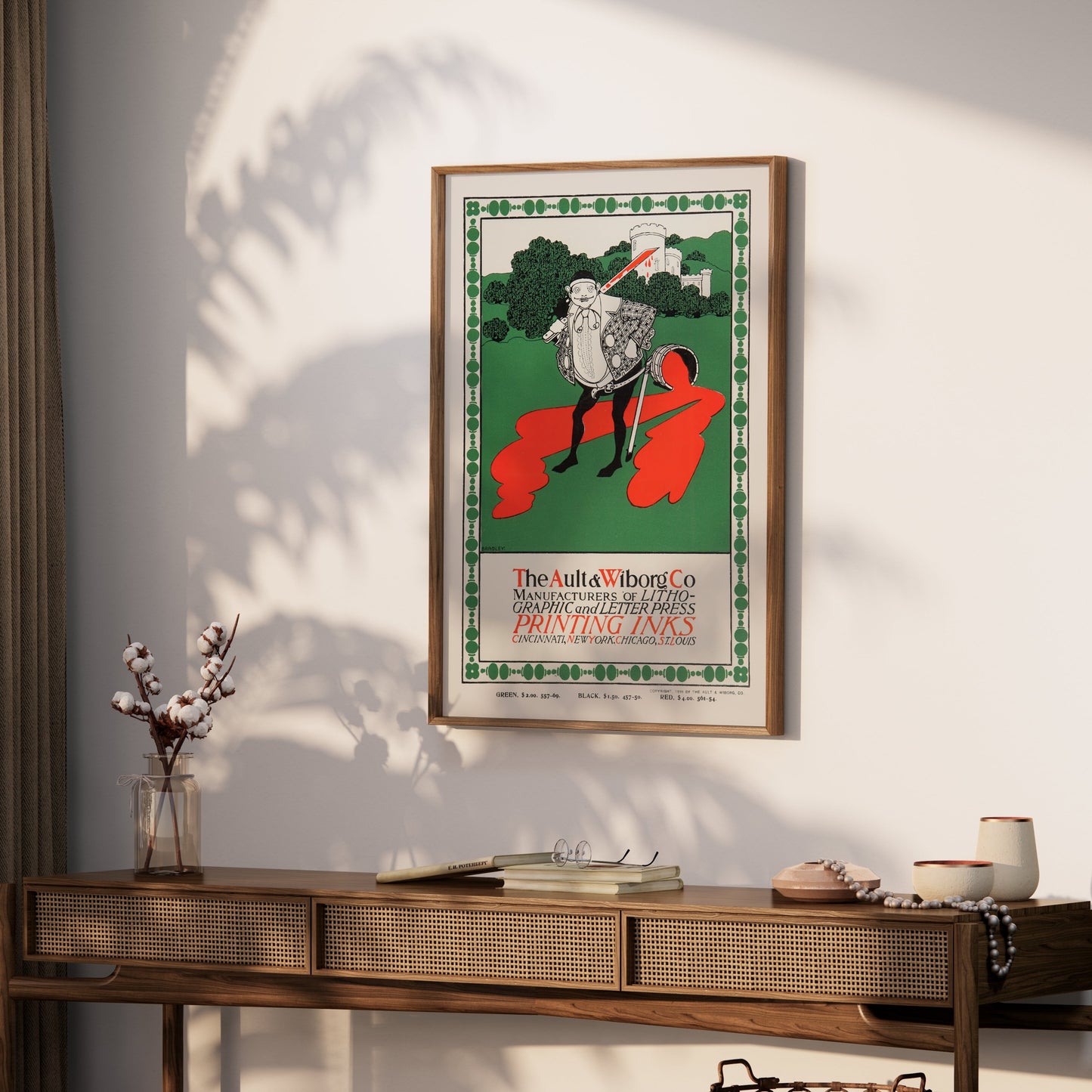Premium Poster of The Ault and Wiborg Co Printing Inks Advertising Posters