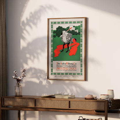 Premium Poster of The Ault and Wiborg Co Printing Inks Advertising Posters