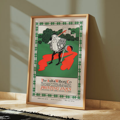 Premium Poster of The Ault and Wiborg Co Printing Inks Advertising Posters