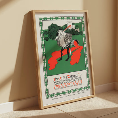 Premium Poster of The Ault and Wiborg Co Printing Inks Advertising Posters