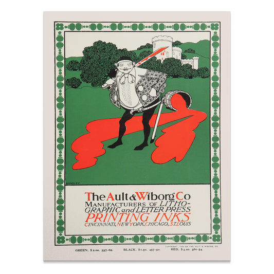 Premium Poster of The Ault and Wiborg Co Printing Inks Advertising Posters