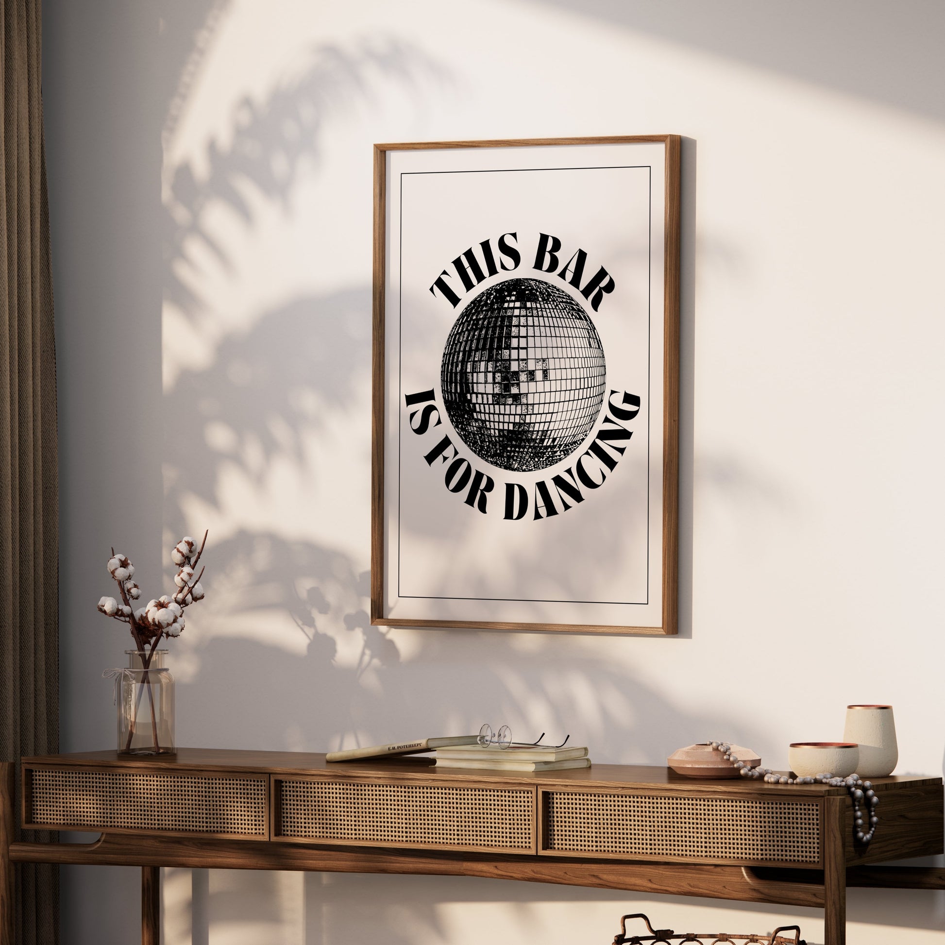 Premium Poster of This Bar is For Dancing Disco Ball Wall Art Posters