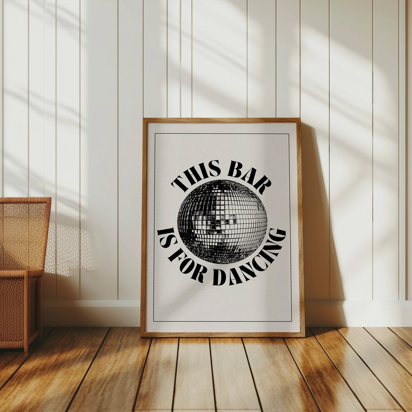 Premium Poster of This Bar is for Dancing Disco Ball Art Posters