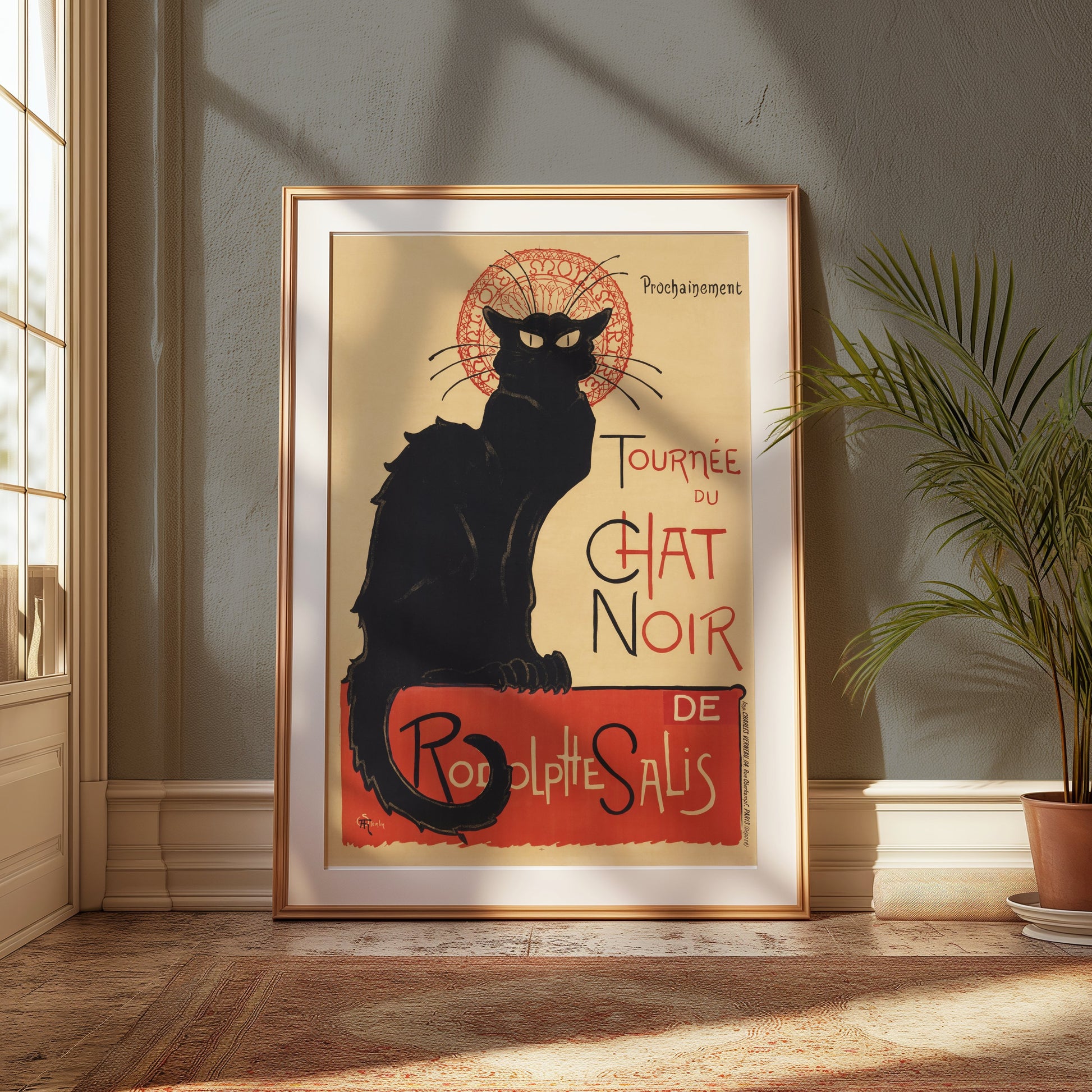 Premium Poster of Tournée du Chat Noir de Rodolphe Salis Vintage Posters