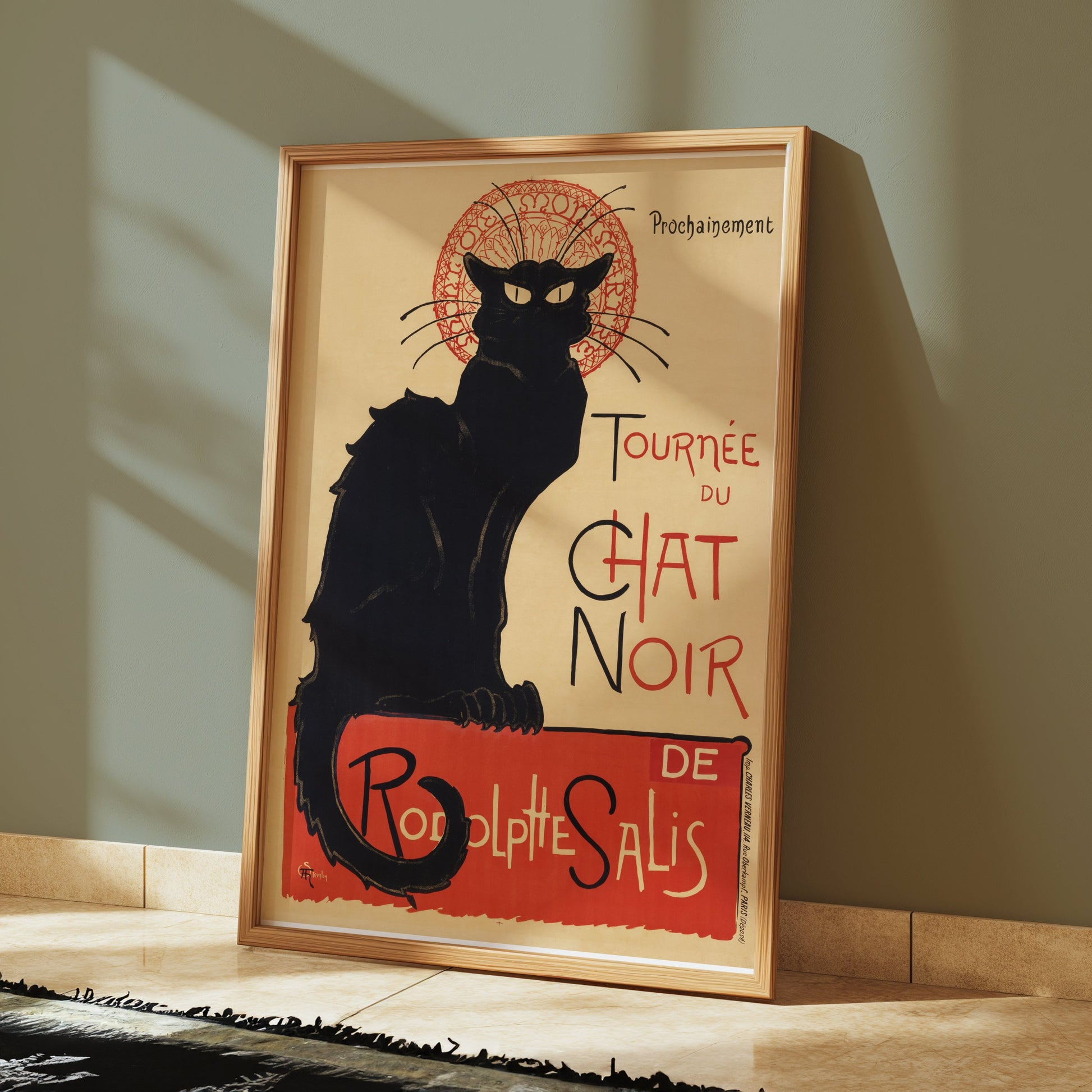 Premium Poster of Tournée du Chat Noir de Rodolphe Salis Vintage Posters
