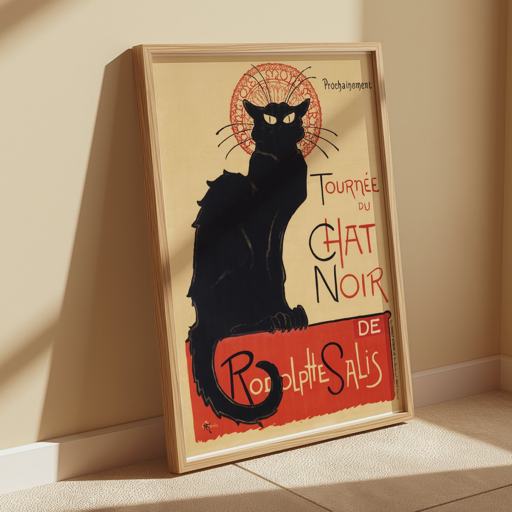 Premium Poster of Tournée du Chat Noir de Rodolphe Salis Vintage Posters