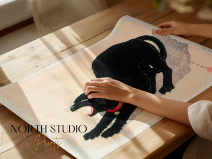 Premium Poster of Traditional Japanese Animal Art Print Posters