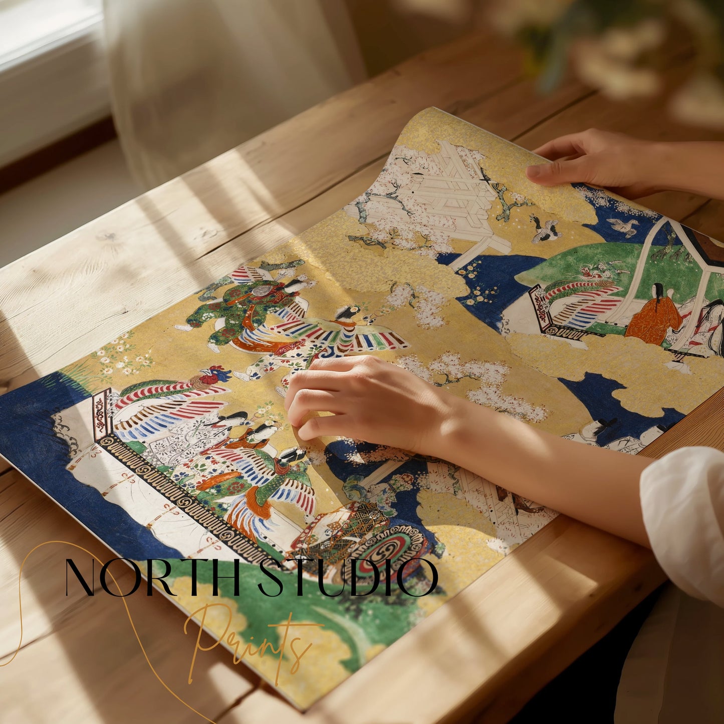 Premium Poster of Traditional Japanese Art Beautiful Colorful Posters