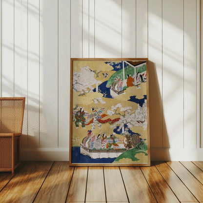 Premium Poster of Traditional Japanese Art Beautiful Colorful Posters