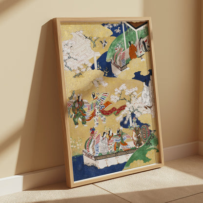 Premium Poster of Traditional Japanese Art Beautiful Colorful Posters