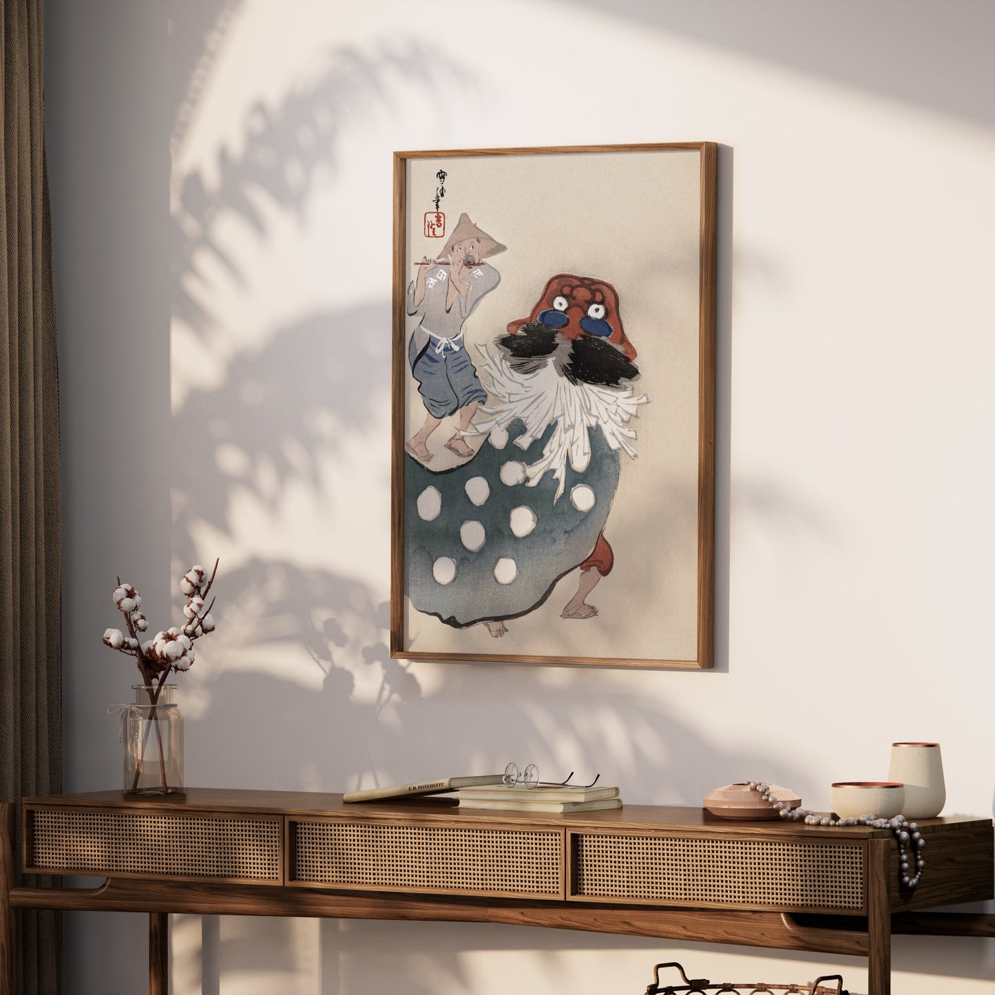 Premium Poster of Traditional Japanese Art Dance Scene Posters