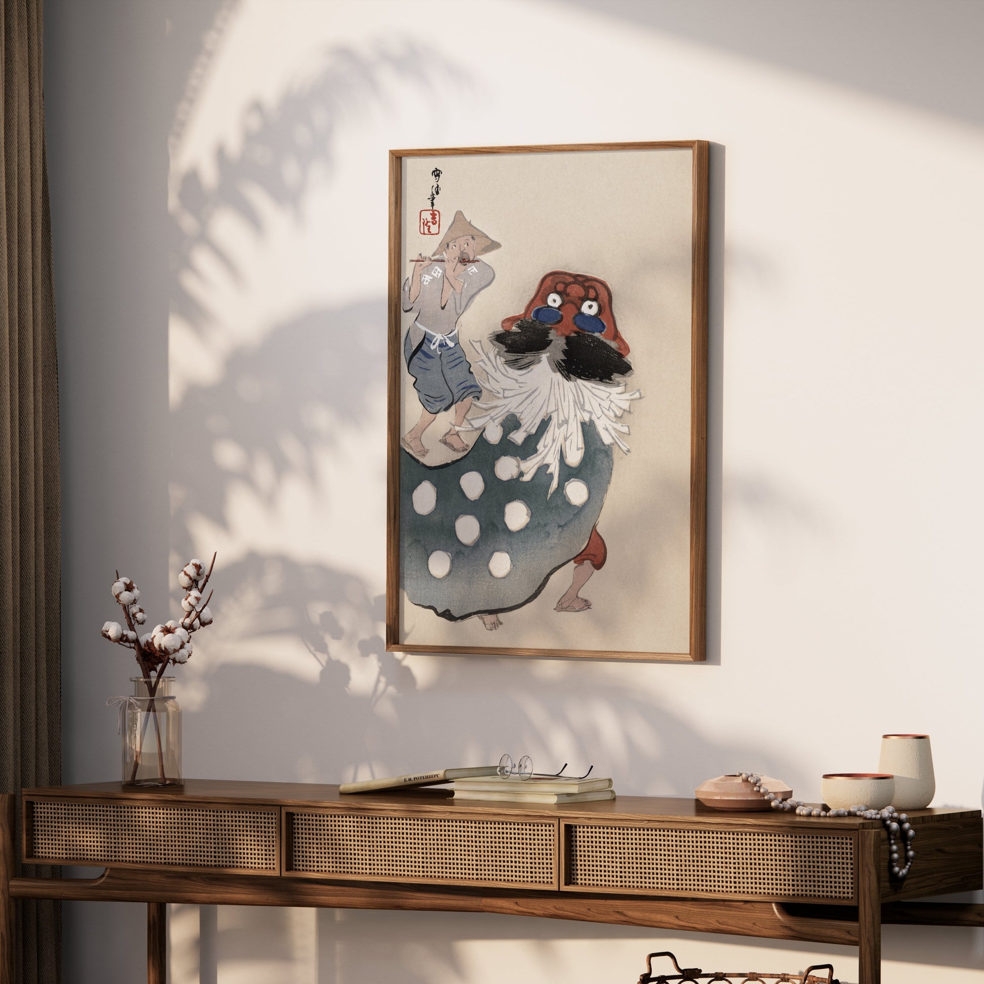 Premium Poster of Traditional Japanese Art Dance Scene Posters