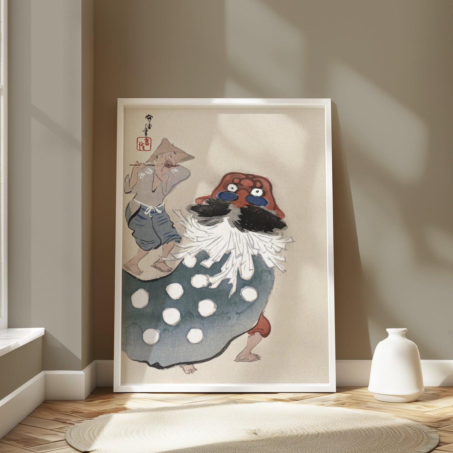 Premium Poster of Traditional Japanese Art Dance Scene Posters