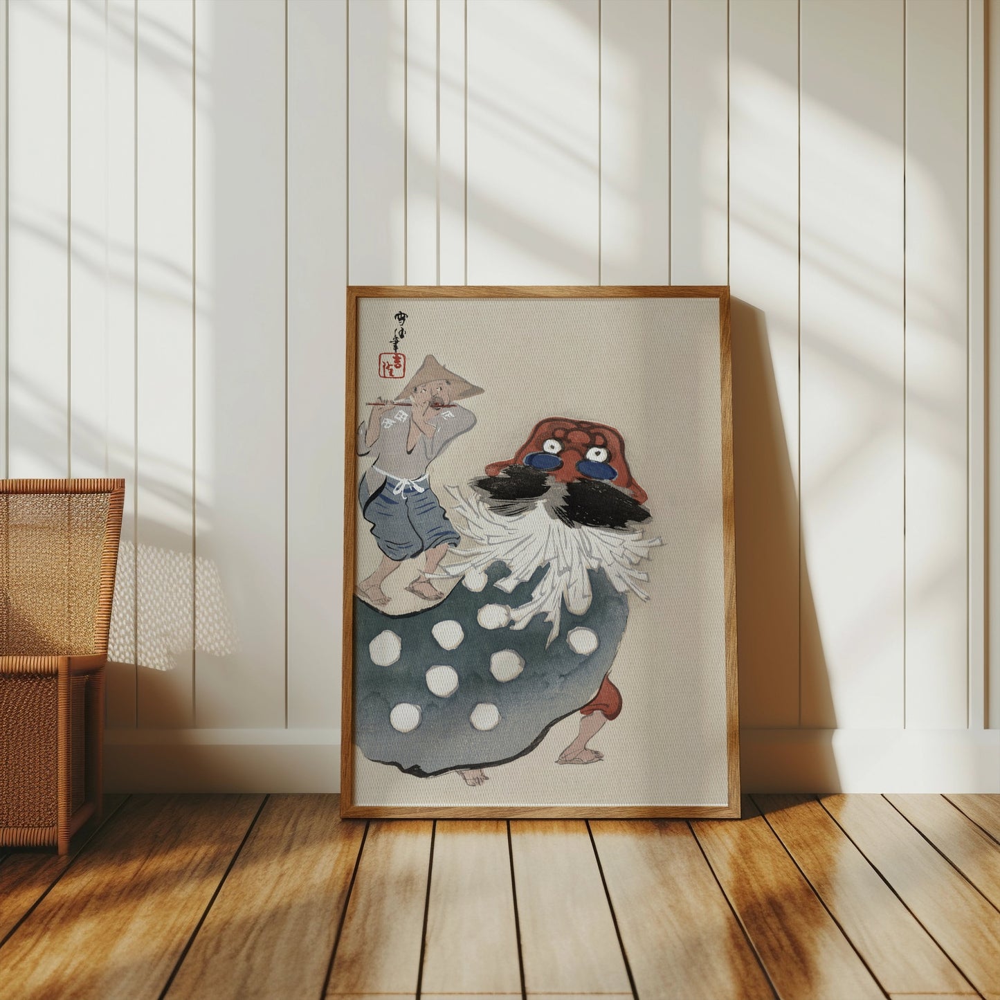 Premium Poster of Traditional Japanese Art Dance Scene Posters