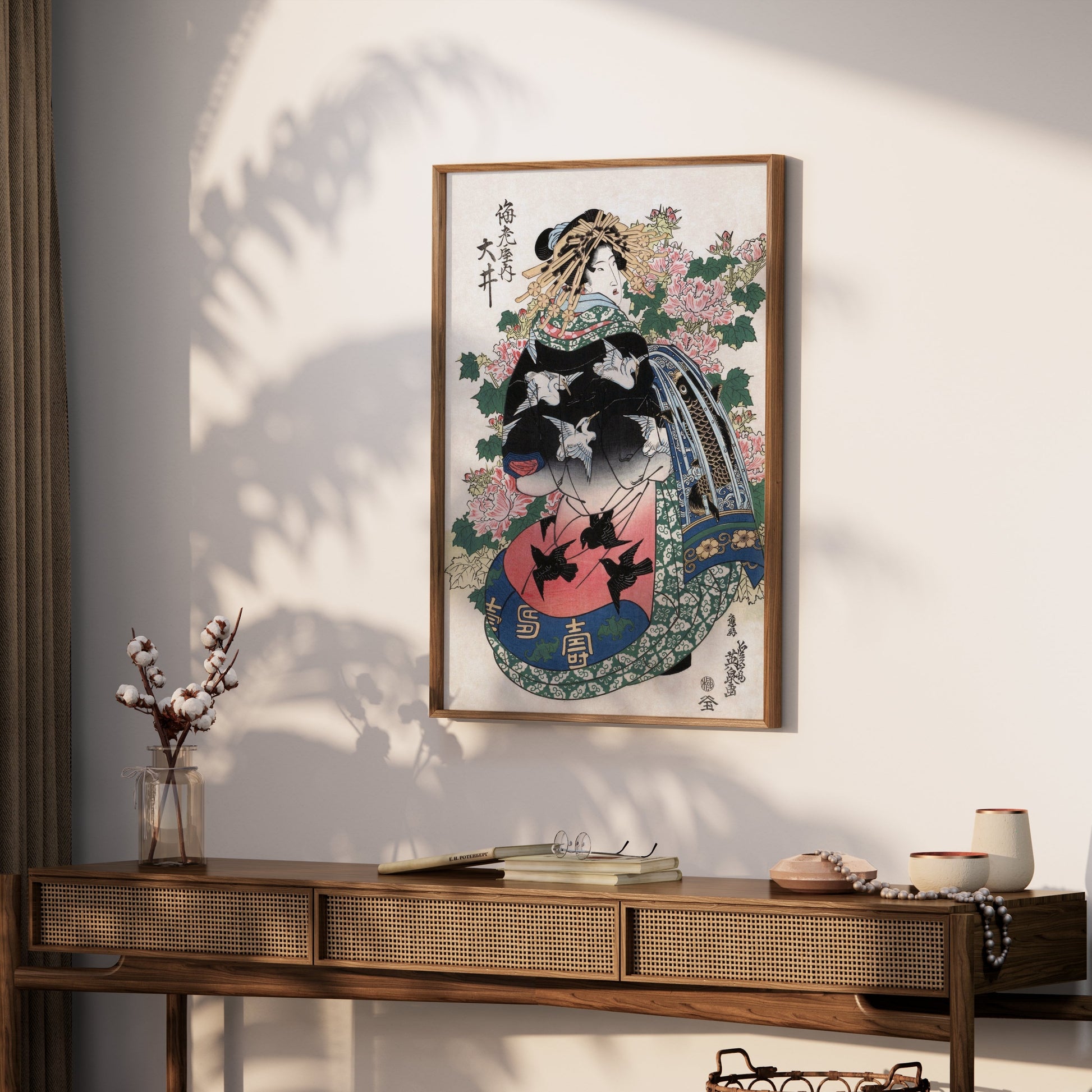 Premium Poster of Traditional Japanese Art Geisha Artwork Posters