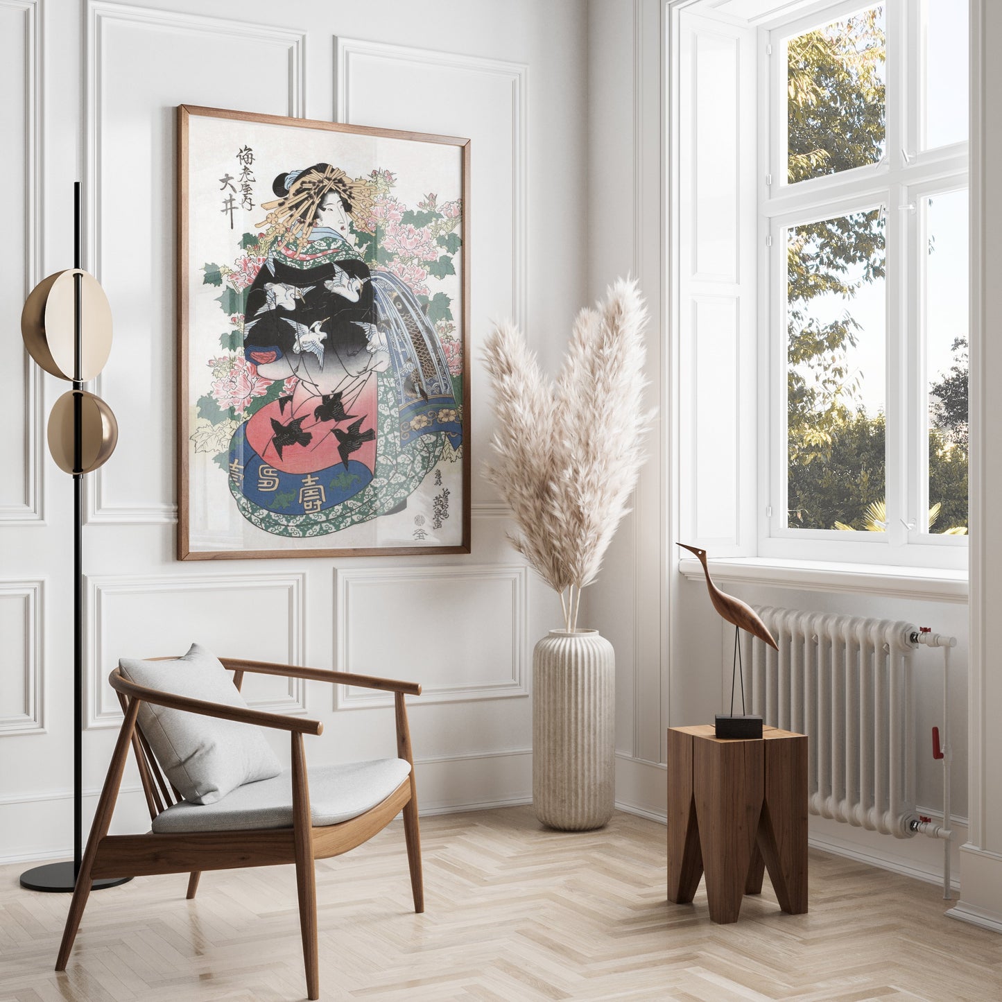 Premium Poster of Traditional Japanese Art Geisha Artwork Posters