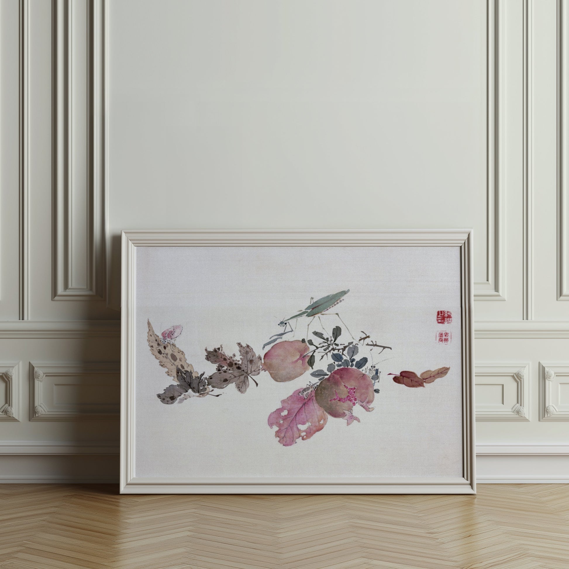 Premium Poster of Traditional Japanese Art Nature Inspired Vintage Posters