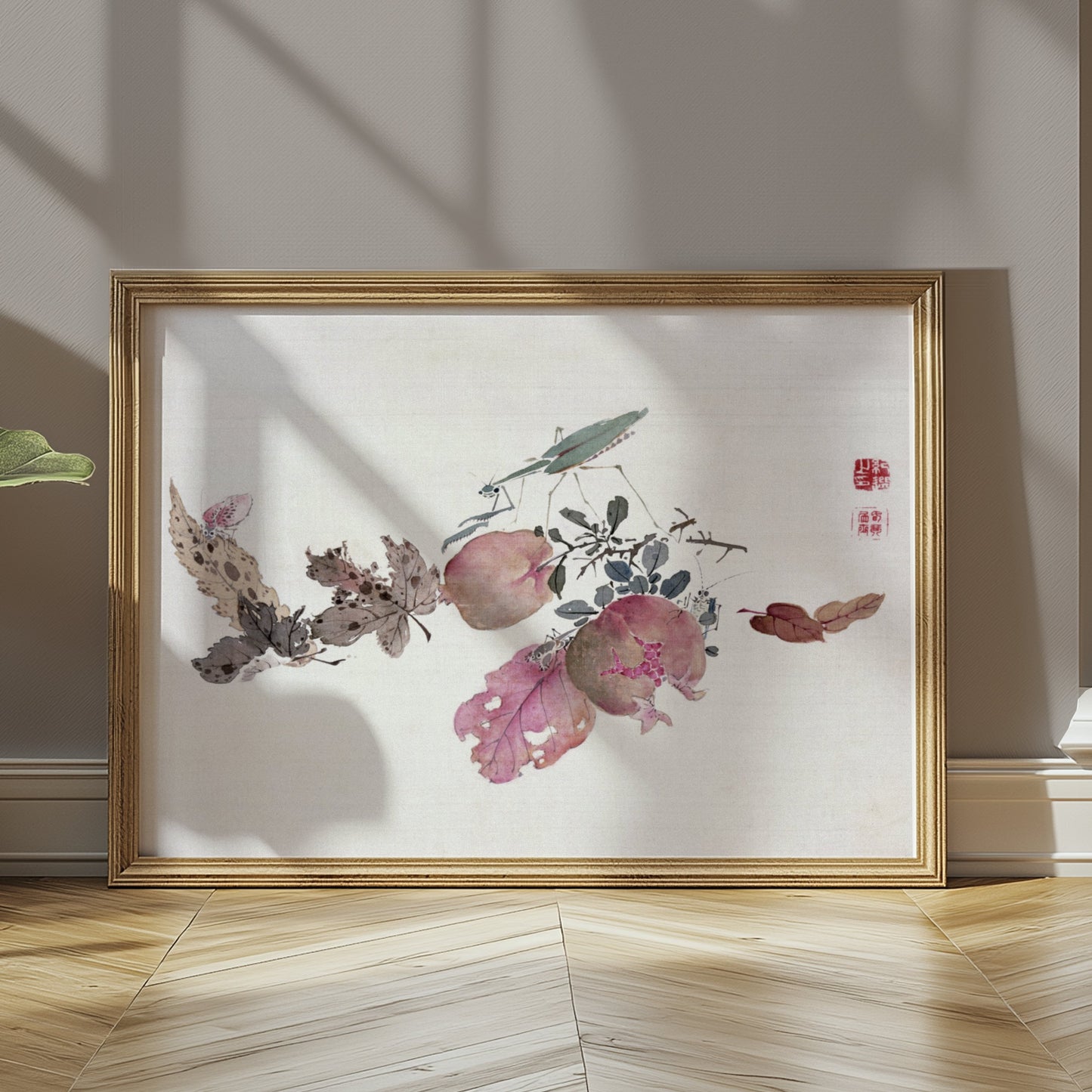 Premium Poster of Traditional Japanese Art Nature Inspired Vintage Posters