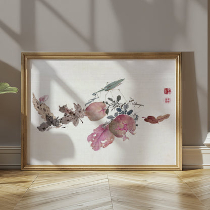 Premium Poster of Traditional Japanese Art Nature Inspired Vintage Posters