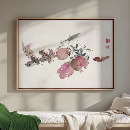 Premium Poster of Traditional Japanese Art Nature Inspired Vintage Posters
