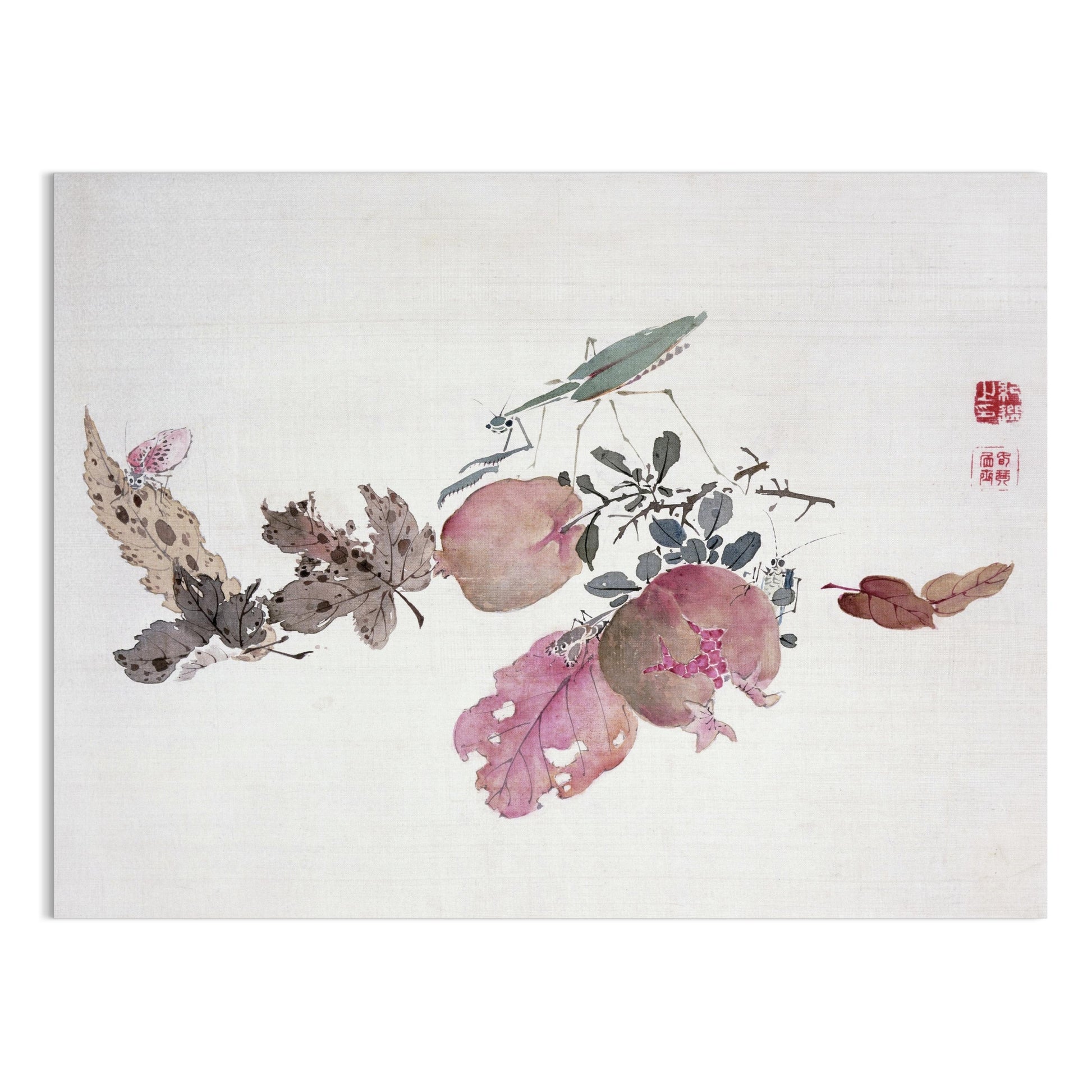 Premium Poster of Traditional Japanese Art Nature Inspired Vintage Posters
