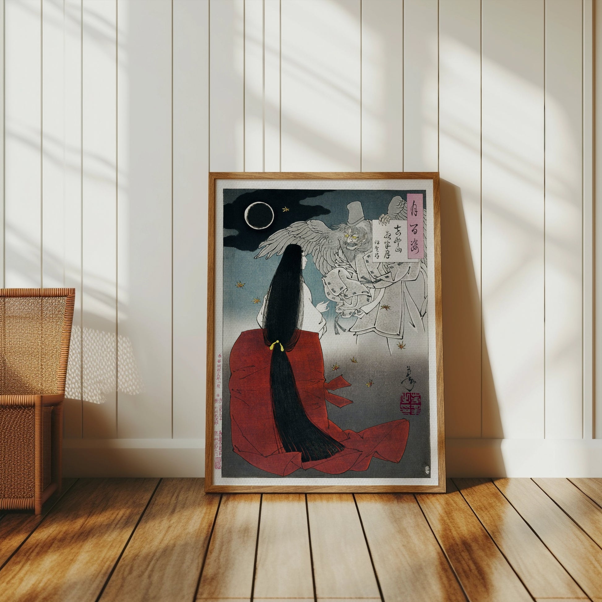 Premium Poster of Traditional Japanese Art Night Scene Posters