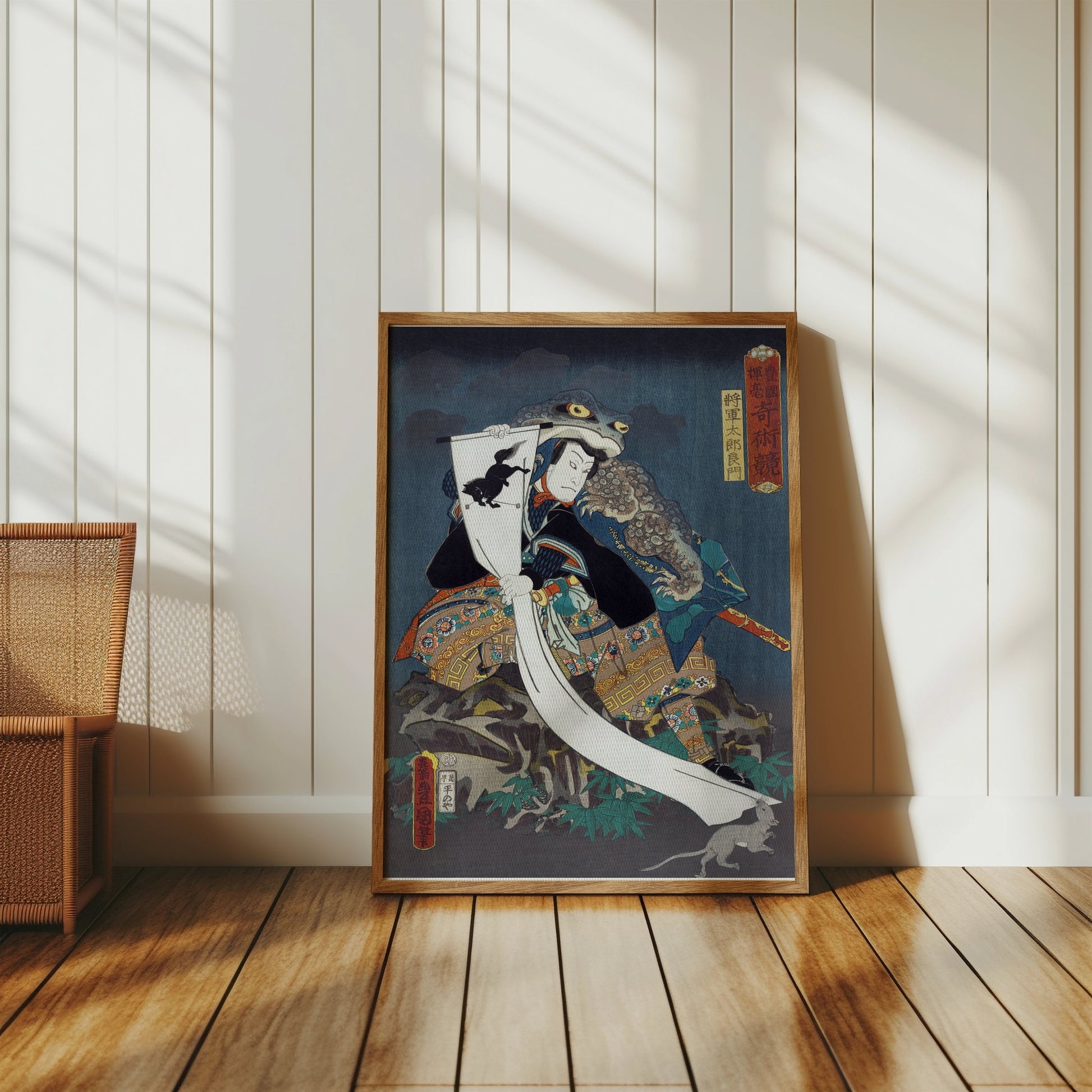 Premium Poster of Traditional Japanese Art Warrior Print Posters