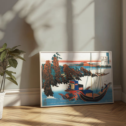Premium Poster of Traditional Japanese Artwork Nautical Scene Posters