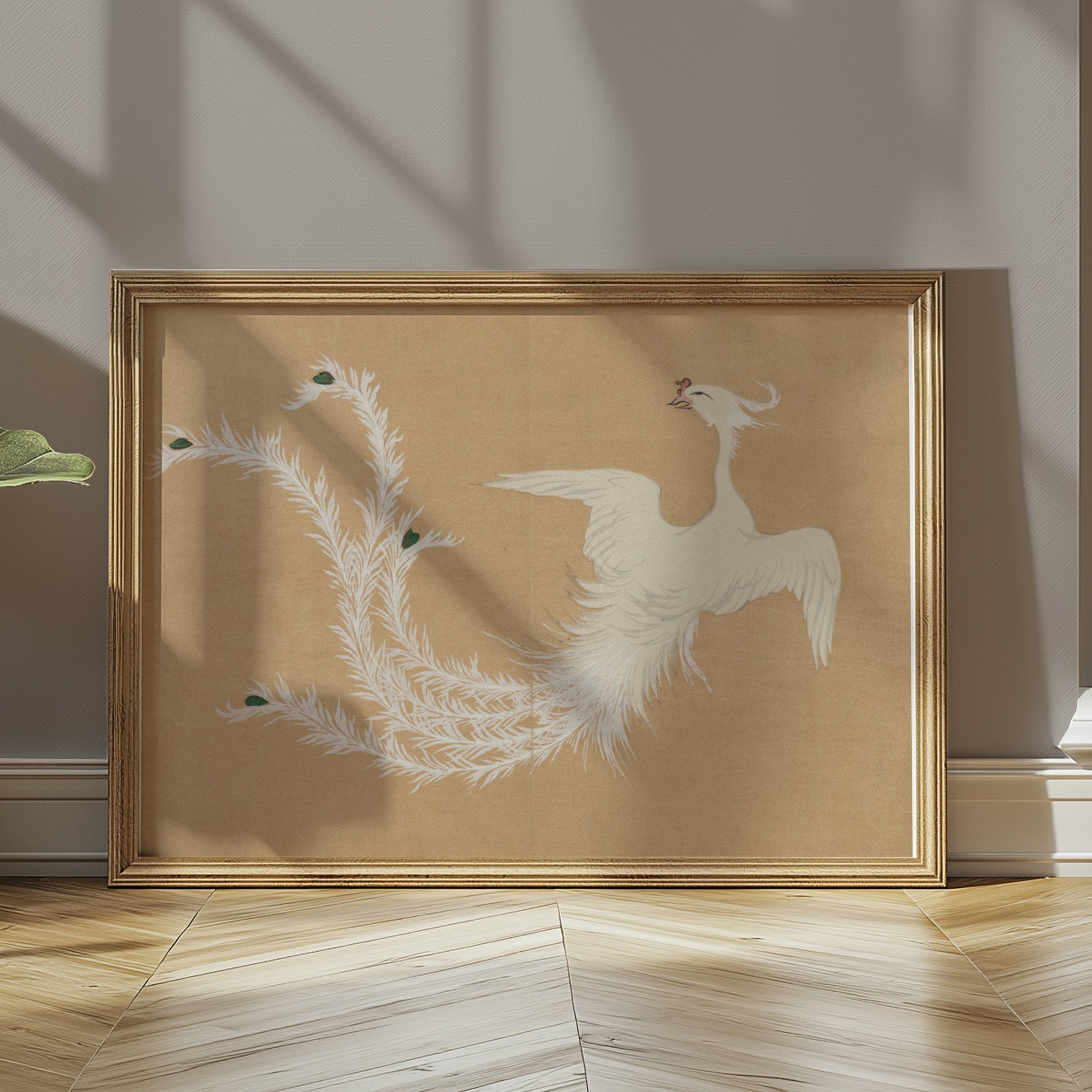 Premium Poster of Traditional Japanese Crane Artwork Design Posters