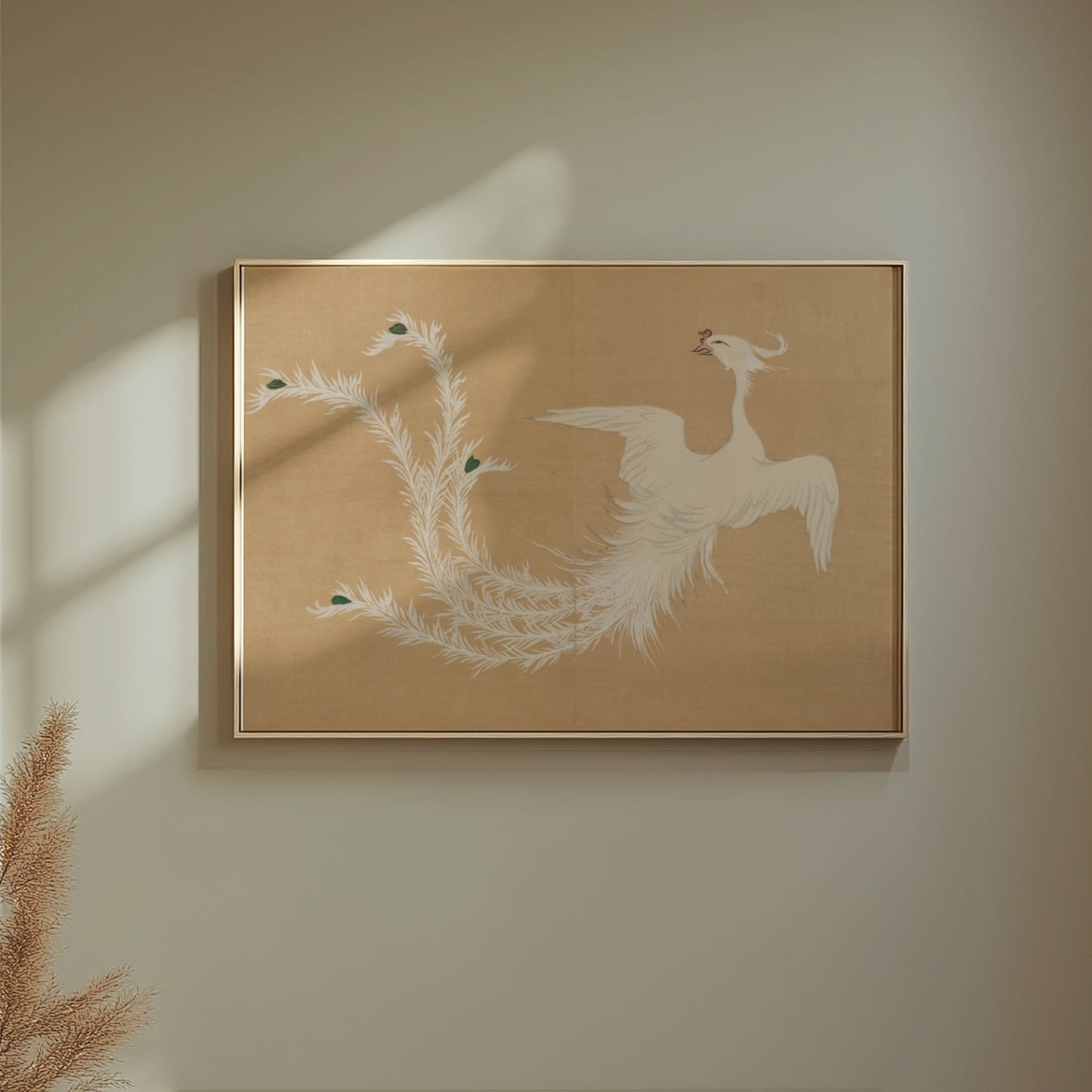 Premium Poster of Traditional Japanese Crane Artwork Design Posters