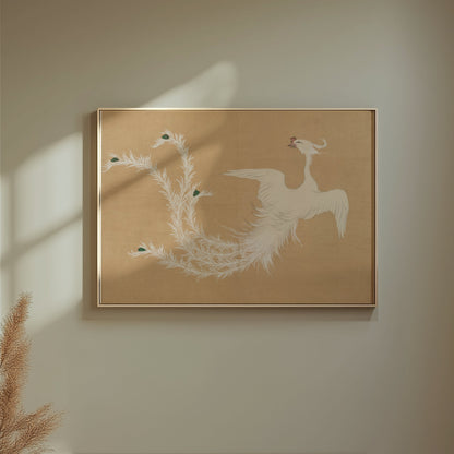 Premium Poster of Traditional Japanese Crane Artwork Design Posters