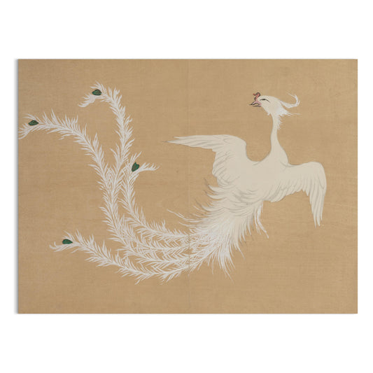 Premium Poster of Traditional Japanese Crane Artwork Design Posters