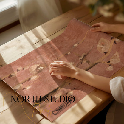 Premium Poster of Traditional Japanese Floral Design Art Posters