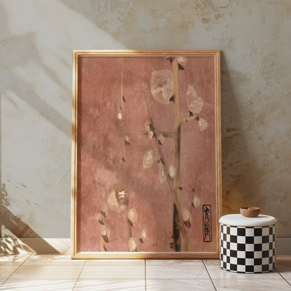 Premium Poster of Traditional Japanese Floral Design Art Posters