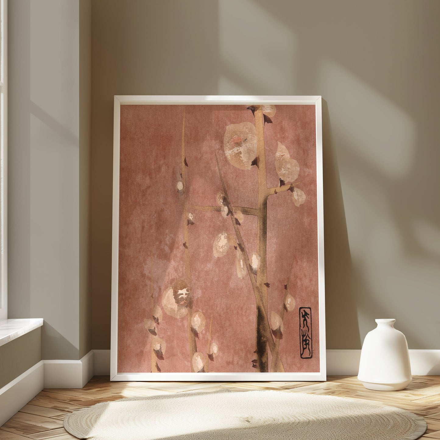 Premium Poster of Traditional Japanese Floral Design Art Posters