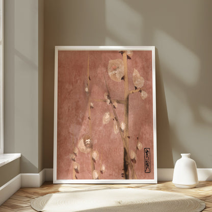 Premium Poster of Traditional Japanese Floral Design Art Posters
