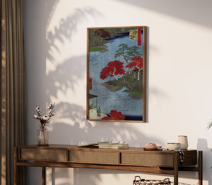 Premium Poster of Traditional Japanese Landscape Print Posters