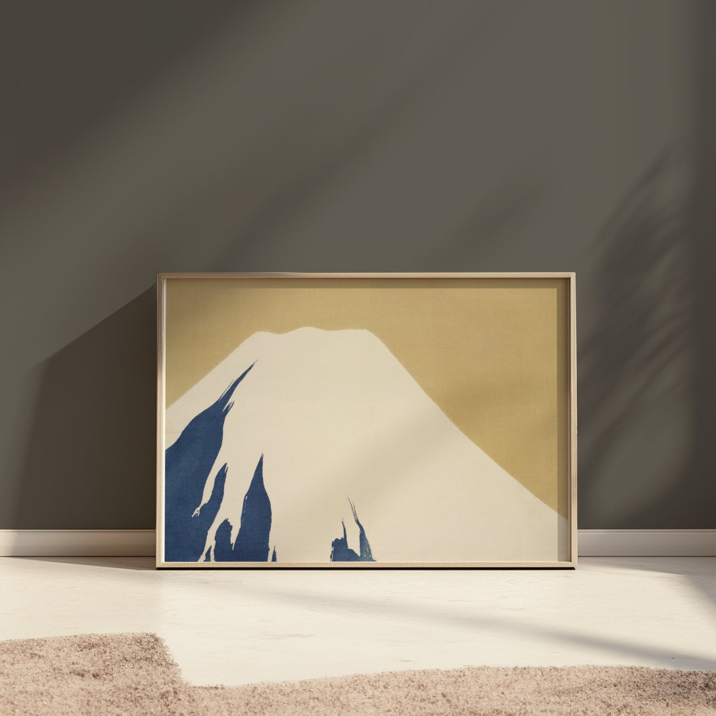 Premium Poster of Traditional Japanese Mountain Scene Art Posters